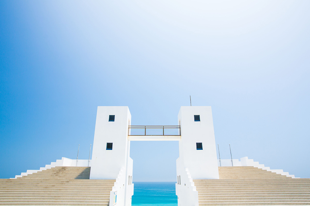 羽伏浦海岸のメインゲート